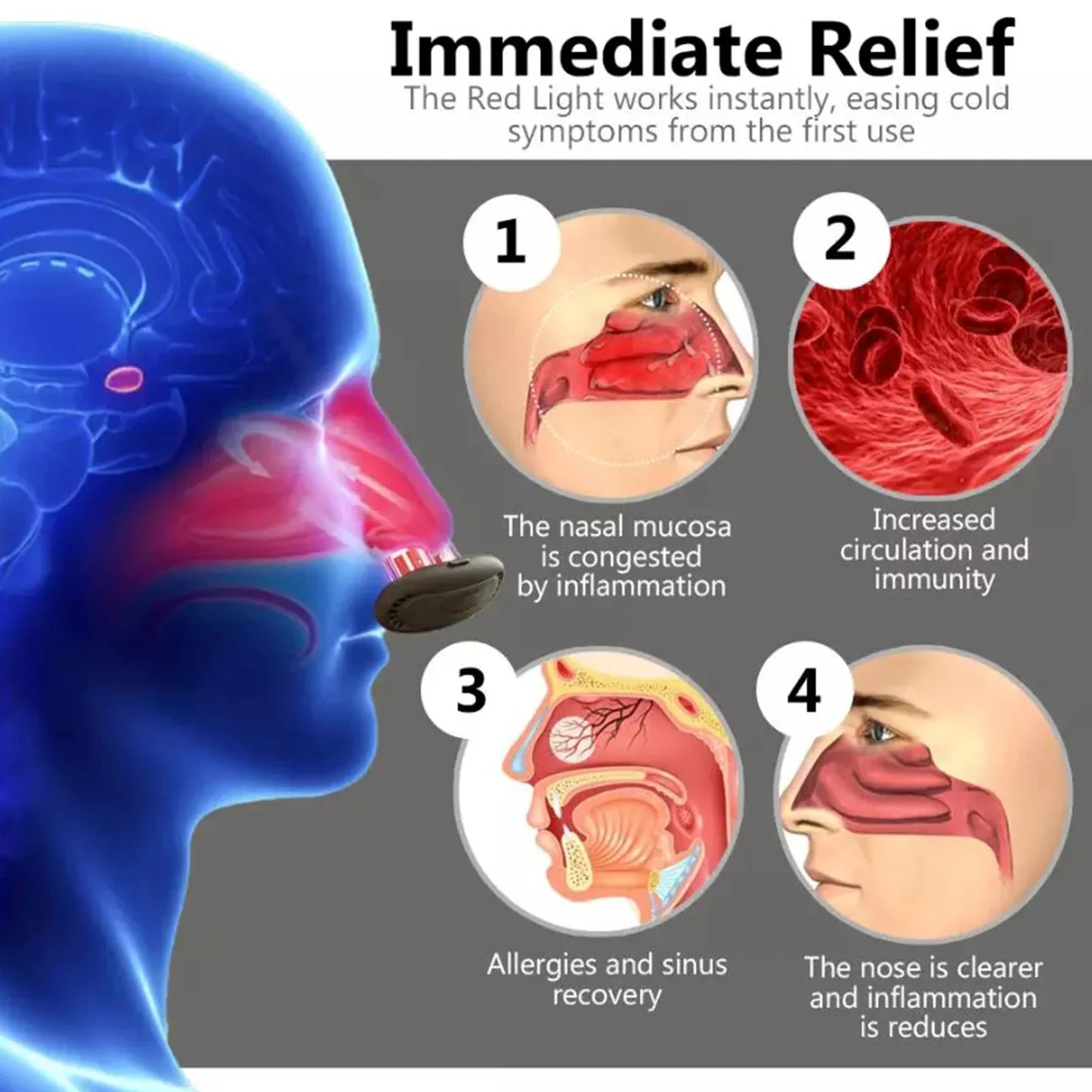 Red Light Nasal Therapy
